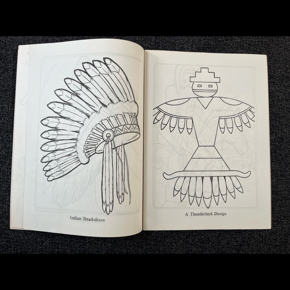 •1963 Indians Punchout Stand-Ups & Coloring Book• - Picture 4 of 8